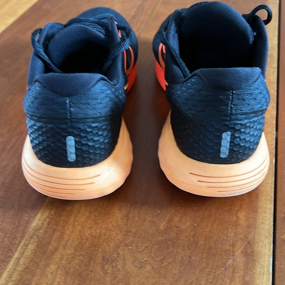 Nike Lunarglide 8, Black with orange, Men’s Size 8 - Picture 4 of 10